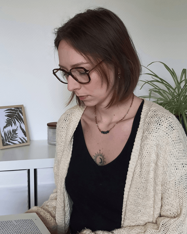 Collier Agate mousse - Déesse 