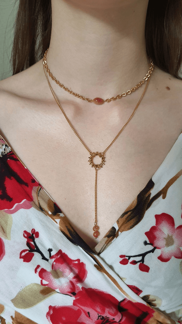 Collier Pierre de Soleil - Helios