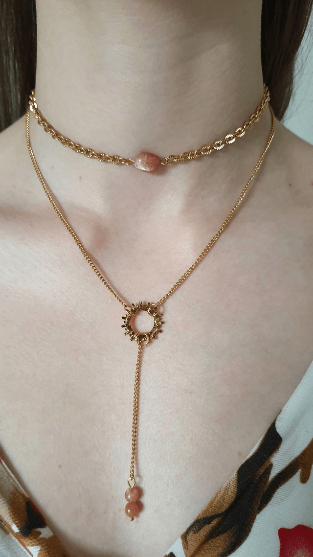 Collier Pierre de Soleil - Helios
