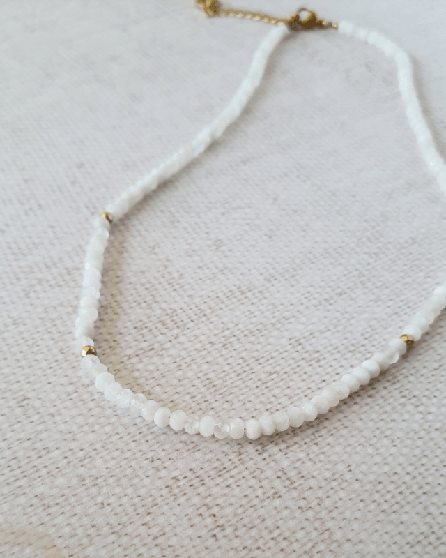 Collier pierre de lune - Féminité 