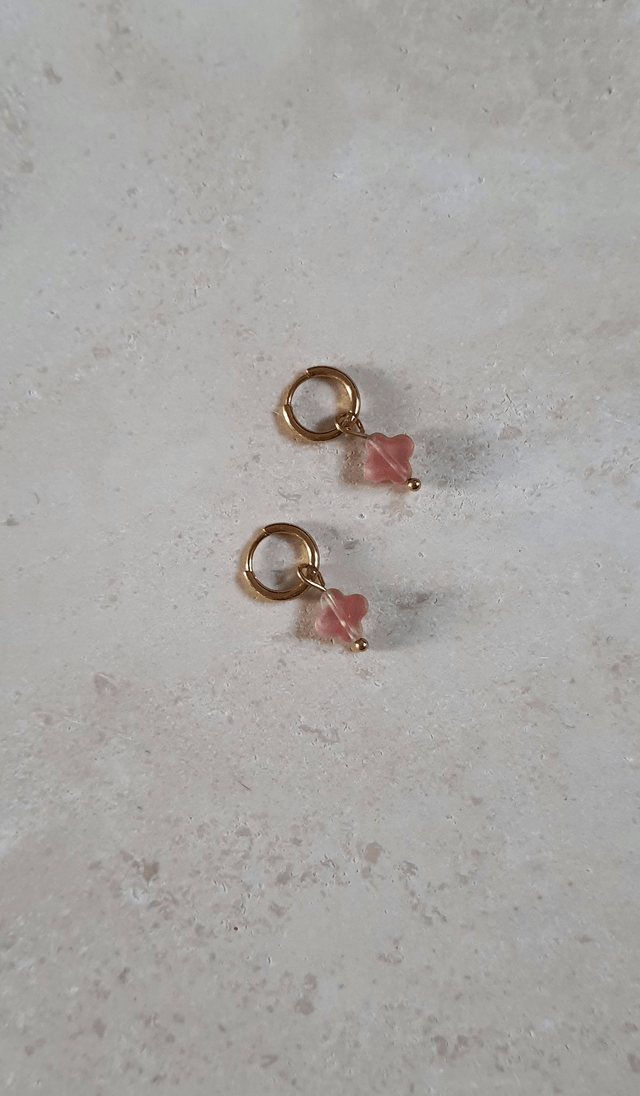 Composition Quartz rose - Trèfle 