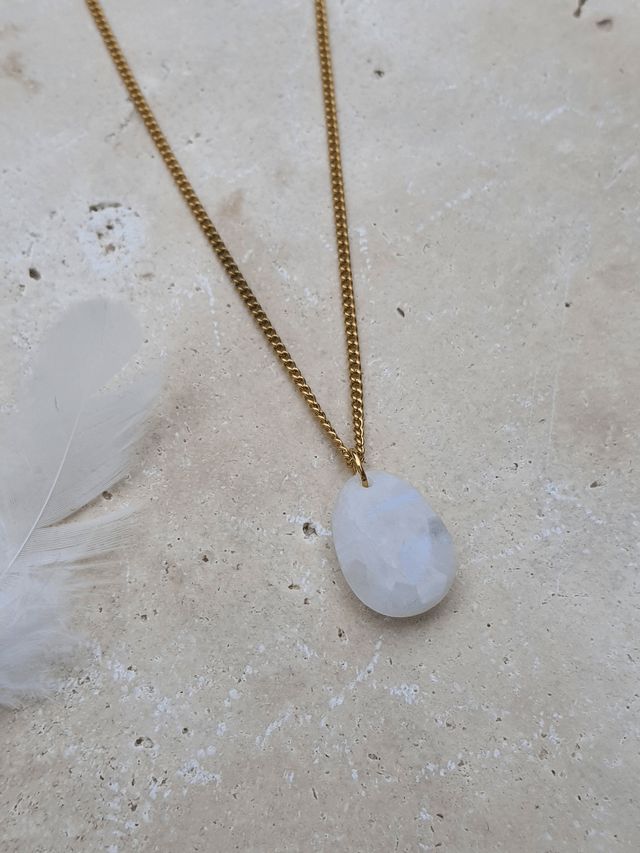 Collier pierre de lune - Intuition féminine 
