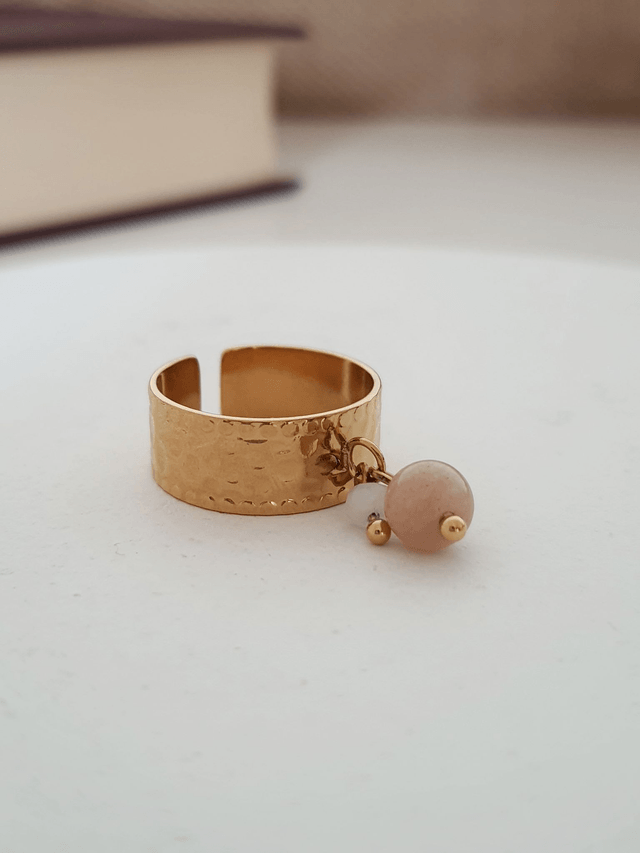 Bague Pierre de lune - Séléné