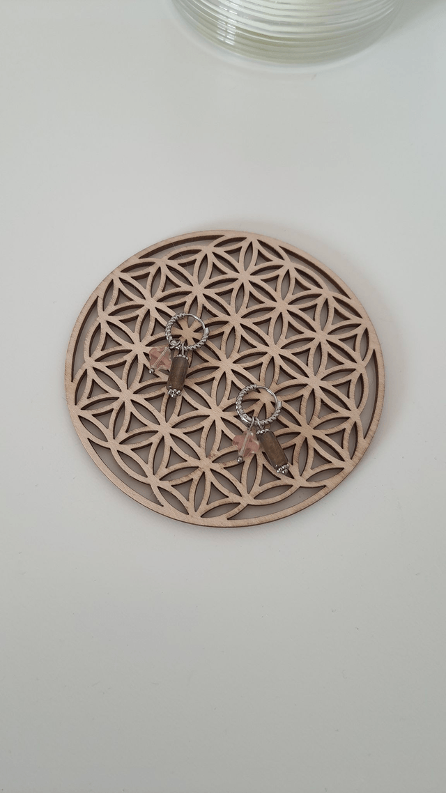 Plaque de recharge fleure de vie 10cm