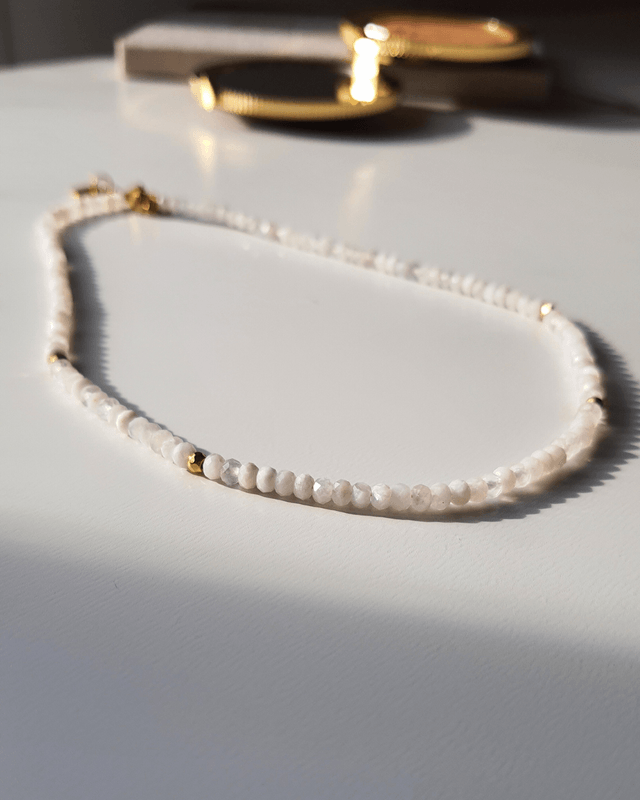Collier pierre de lune - Féminité 