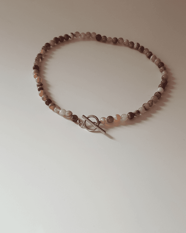 Collier Agate Botswana 
